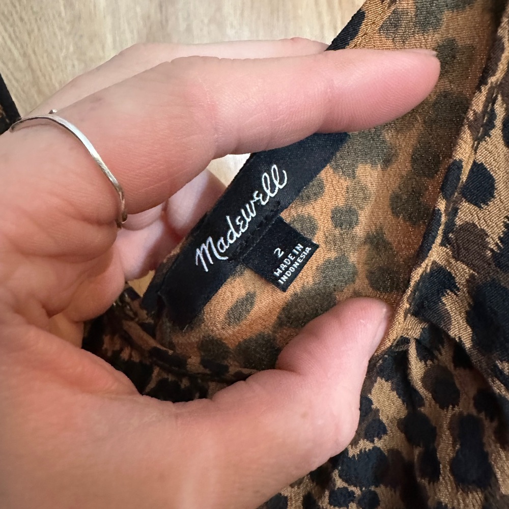Madewell shirred wide leg cami jumpsuit - Picture 2 of 4